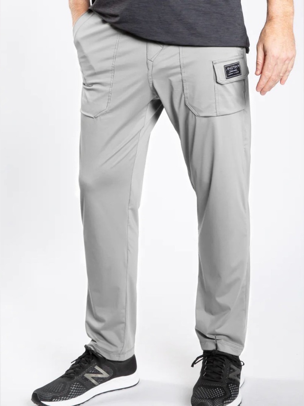 Anetik Sz 40 Roam Tech Utility Pants Alloy Gray Breathable Lightweight Hiking